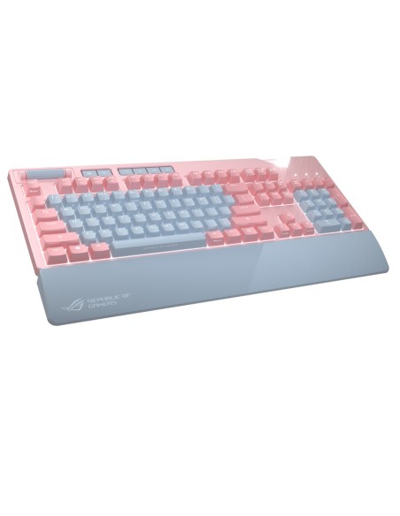 ASUS ROG Strix Flare PNK LTD tastiera USB Italiano Grigio, Rosa