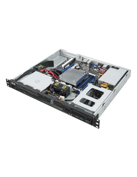 ASUS RS100-E10-PI2 Intel C242 LGA 1151 (Presa H4) Rack (1U) Nero, Metallico