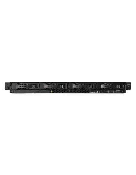 ASUS RS300-E10-RS4 Intel C242 LGA 1151 (Presa H4) Rack (1U) Nero, Metallico