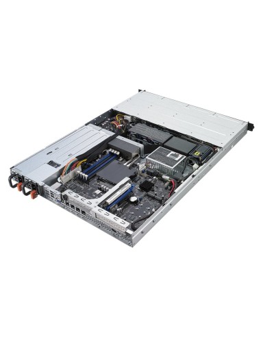 ASUS RS300-E10-RS4 Intel C242 LGA 1151 (Presa H4) Rack (1U) Nero, Metallico