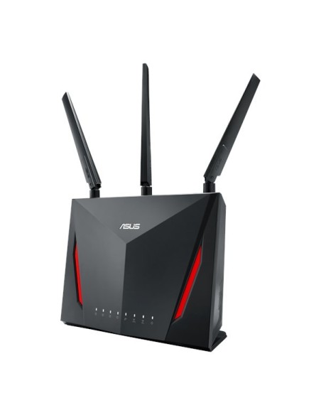 ASUS RT-AC2900 router wireless Gigabit Ethernet Dual-band (2.4 GHz 5 GHz) 4G Nero
