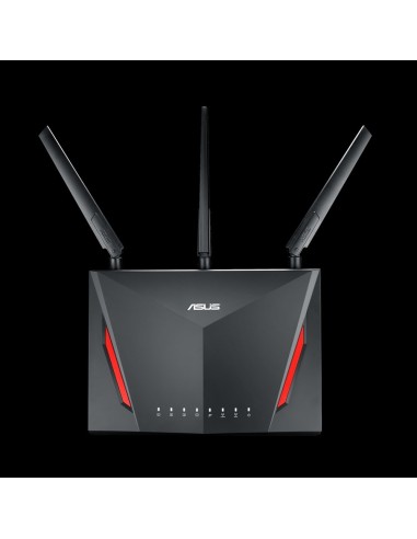 ASUS RT-AC2900 router wireless Gigabit Ethernet Dual-band (2.4 GHz 5 GHz) 4G Nero