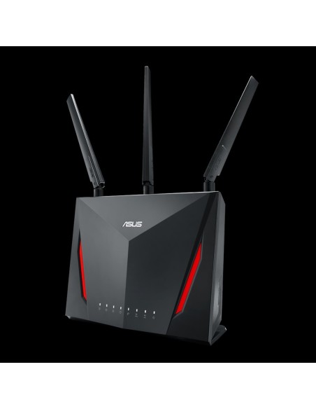 ASUS RT-AC2900 router wireless Gigabit Ethernet Dual-band (2.4 GHz 5 GHz) 4G Nero