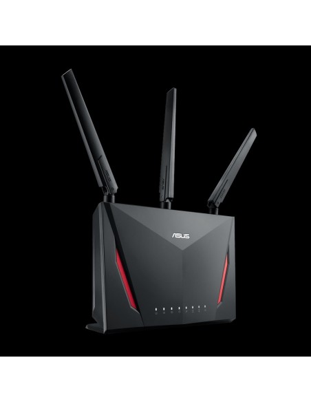 ASUS RT-AC2900 router wireless Gigabit Ethernet Dual-band (2.4 GHz 5 GHz) 4G Nero