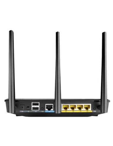 ASUS RT-AC66U router wireless Gigabit Ethernet Dual-band (2.4 GHz 5 GHz) Nero