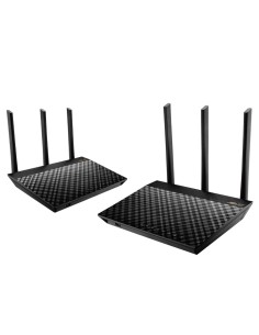 ASUS AiMesh AC1900 router wireless Gigabit Ethernet Dual-band (2.4 GHz 5 GHz) 4G Nero