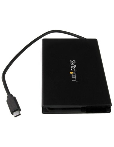 StarTech.com Box Case Esterno SATA SSD HDD USB 3.1 (10 Gbps) da 2,5" con Cavo USB-C integrato
