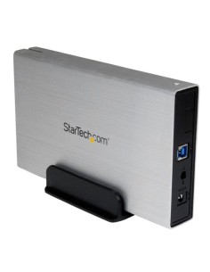 StarTech.com Enclosure per dischi rigidi esterni SATA III 3,5" USB 3.0 con UASP color argento– HDD esterno portatile