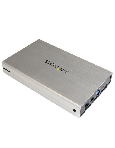 StarTech.com Enclosure per dischi rigidi esterni SATA III 3,5" USB 3.0 con UASP color argento– HDD esterno portatile