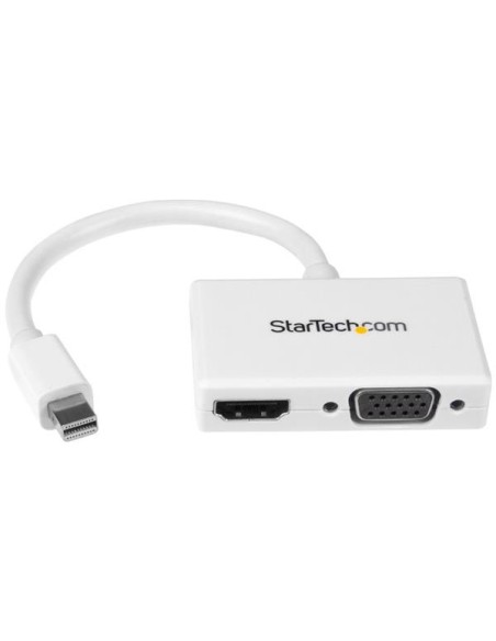 StarTech.com Adattatore Mini DisplayPort a HDMI e VGA - Convertitore audio video da viaggio mDP 2 in 1 - 1920x1200   1080p -