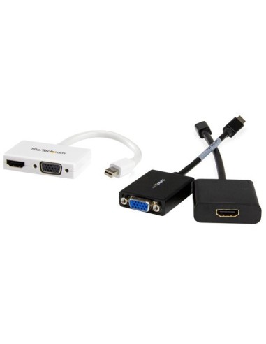 StarTech.com Adattatore Mini DisplayPort a HDMI e VGA - Convertitore audio video da viaggio mDP 2 in 1 - 1920x1200   1080p -