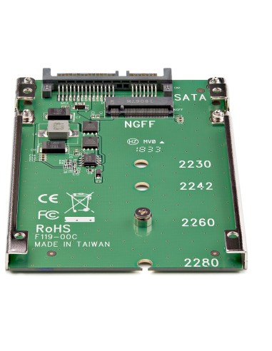 StarTech.com Convertitore adattatore SSD NGFF M.2 a SATA 2,5"