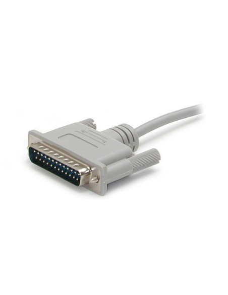StarTech.com Cavo seriale Null Modem DB9 a DB25 incrociato Cross Wired da 3m - F M
