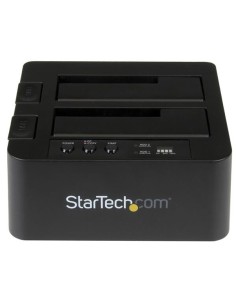 StarTech.com Dock Duplicatore autonomo USB 3.1 (10Gbps) per SATA SSD HDD da 2,5" & 3,5" - Duplicatore fast-speed 28GB min 2