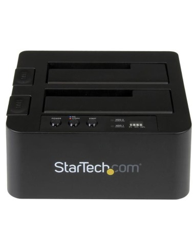 StarTech.com Dock Duplicatore autonomo USB 3.1 (10Gbps) per SATA SSD HDD da 2,5" & 3,5" - Duplicatore fast-speed 28GB min