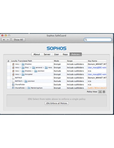 Sophos SafeGuard Enterprise Encryption 1 anno i