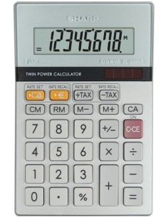 Sharp EL-330ER calcolatrice Tasca Calcolatrice finanziaria Grigio