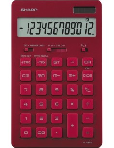 Sharp EL-364 calcolatrice Desktop Calcolatrice finanziaria Rosso