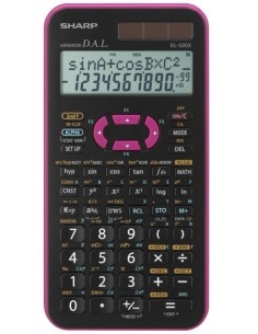 Sharp EL-520X calcolatrice Tasca Calcolatrice scientifica Nero, Rosa