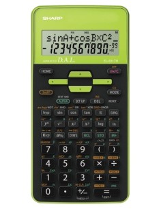 Sharp EL-531TH calcolatrice Tasca Calcolatrice scientifica Nero, Verde