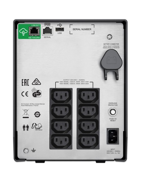 APC SMC1000IC gruppo di continuità (UPS) A linea interattiva 1 kVA 600 W 8 presa(e) AC