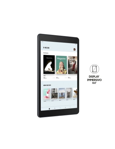 Samsung Galaxy Tab A , Black, 8, Wi-Fi 4 (802.11n), 32GB
