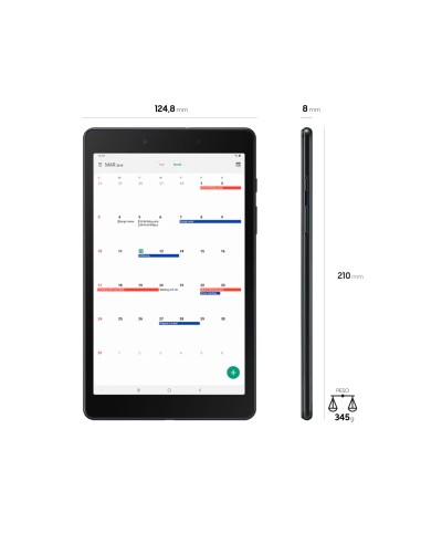 Samsung Galaxy Tab A , Black, 8", Wi-Fi LTE, 32GB