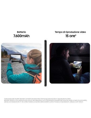 Samsung Galaxy Tab Active Pro , Black, 10.1", Wi-Fi LTE, 64GB