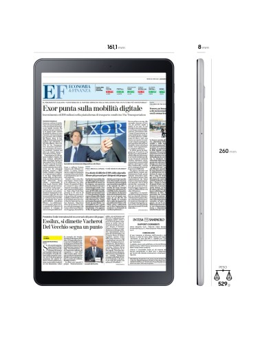 Samsung Galaxy Tab A (2018) Grey, 10.5", Wi-Fi, 32GB