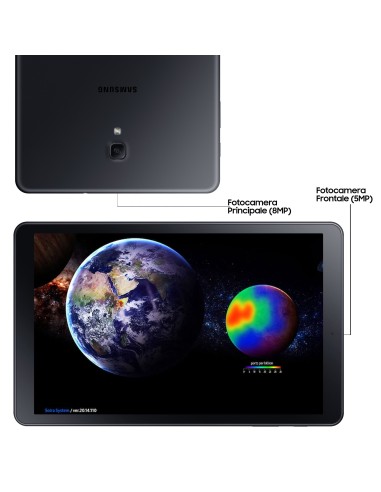 Samsung Galaxy Tab A (2018) Black, 10.5, Wi-Fi 5 (802.11ac), 32GB