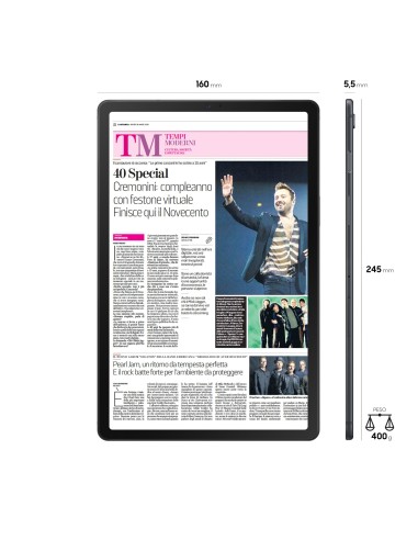 Samsung Galaxy Tab S5e , Black, 10.5, Wi-Fi 5 (802.11ac), 64GB