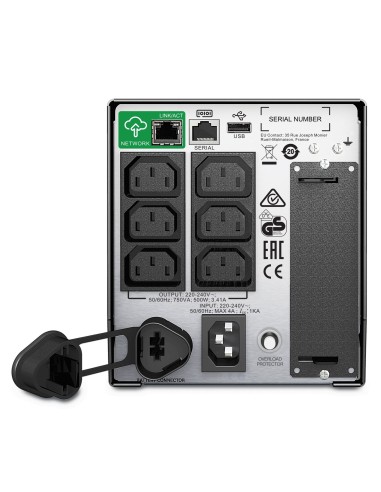 APC SMT750IC gruppo di continuità (UPS) A linea interattiva 0,75 kVA 500 W 6 presa(e) AC