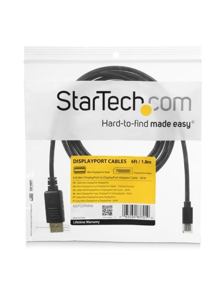 StarTech.com Cavo Video da Mini DisplayPort a DisplayPort 1.2 da 3m - Cavo Adattatore 4K x 2K UHD Mini DisplayPort a