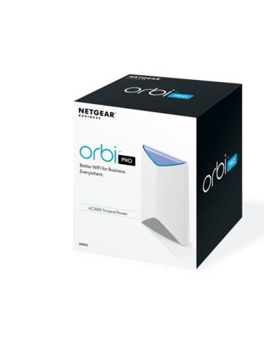 NETGEAR Orbi Pro router wireless Gigabit Ethernet Banda tripla (2.4 GHz 5 GHz 5 GHz) 4G Bianco
