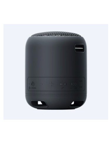 Sony SRS-XB12, speaker compatto, portatile, resistente all'acqua con EXTRA BASS, nero