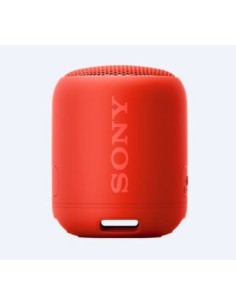 Sony SRS-XB12, speaker compatto, portatile, resistente all'acqua con EXTRA BASS, rosso
