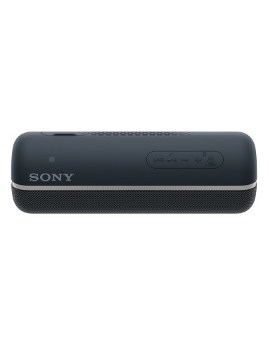 Sony SRS-XB22, speaker compatto, portatile, resistente all'acqua con EXTRA BASS e luci, nero