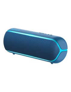 Sony SRS-XB22, speaker compatto, portatile, resistente all'acqua con EXTRA BASS e luci, blu