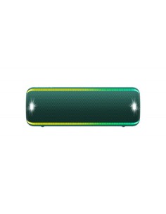Sony SRS-XB32, speaker compatto, portatile, resistente all'acqua con EXTRA BASS e luci, verde