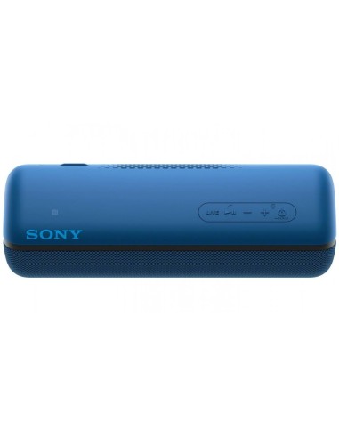 Sony SRS-XB32, speaker compatto, portatile, resistente all'acqua con EXTRA BASS e luci, blu