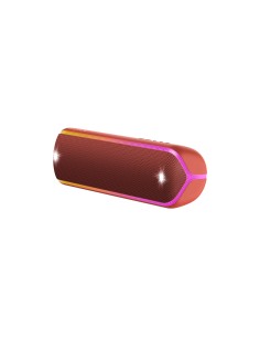 Sony SRS-XB32, speaker compatto, portatile, resistente all'acqua con EXTRA BASS e luci, rosso