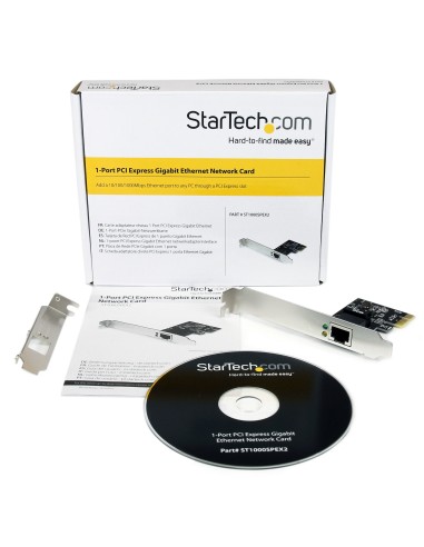 StarTech.com Scheda di Rete Ethernet PCI express x4 ad 1 porta da 10Gb - Adattatore PCIe NIC Gigabit Ethernet a doppio profilo