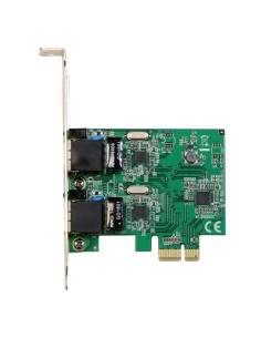 StarTech.com Adattatore Scheda di Rete Ethernet Gigabit PCI express PCIe NIC a 2 porte RJ45 da 1 Gbps 2