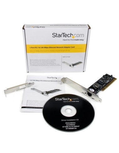 StarTech.com Scheda di rete PCI Ethernet a 1 porta 10 100 Mbps