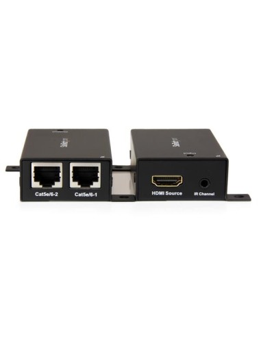 StarTech.com Extender Video Audio HDMI via Cat5 Cat6 con IR - Autoalimentato