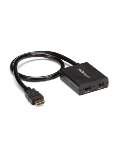 StarTech.com Sdoppiatore Splitter HDMI 4k 30hz 1x2 da 1 a 2 porte Alimentato con Adattatore o USB