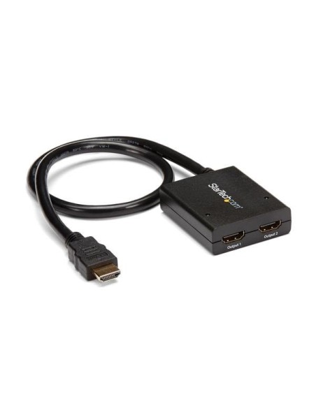 StarTech.com Sdoppiatore Splitter HDMI 4k 30hz 1x2 da 1 a 2 porte Alimentato con Adattatore o USB