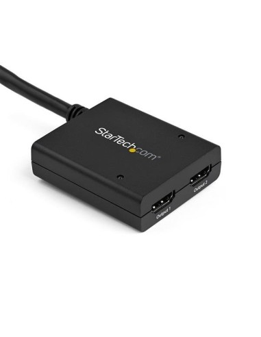 StarTech.com Sdoppiatore Splitter HDMI 4k 30hz 1x2 da 1 a 2 porte Alimentato con Adattatore o USB