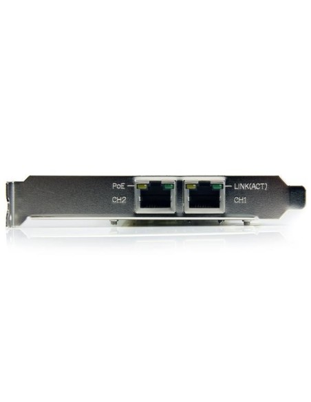 StarTech.com Adattatore scheda di rete PCIe Ethernet Gigabit PCI Express a due porte - PoE PSE