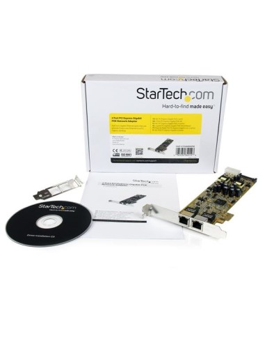 StarTech.com Adattatore scheda di rete PCIe Ethernet Gigabit PCI Express a due porte - PoE PSE